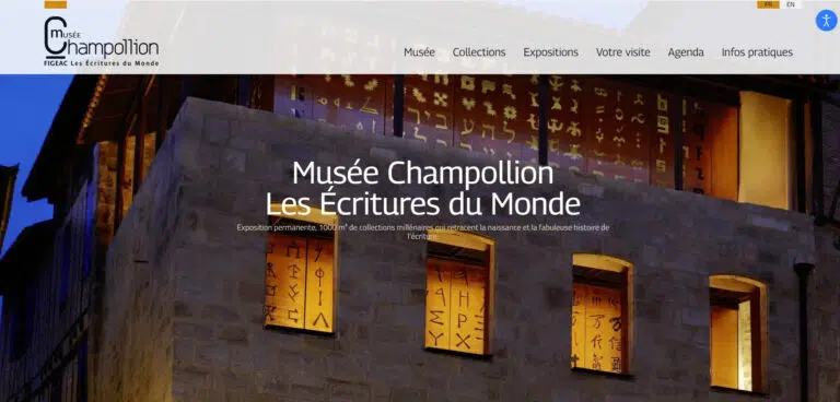 PAGE ACCEUIL SITE WEB